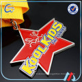 cheap red star shaped medal silver